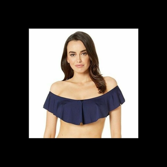 NWT $136 Trina Turk Off Shoulder Bandeau Bikini Top + Bikini Bottoms‎ [ 4 ] - Picture 3 of 15